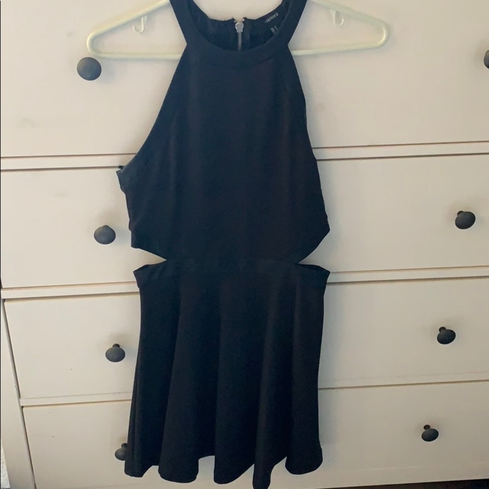 cut out skater dress